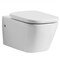 Eago EAGO WD390 White Modern Ceramic Wall Mount Toilet Bowl WD390 - alternate 5